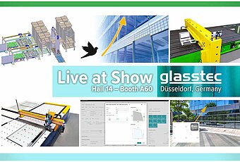Produktcollage Glasstec HEGLA Gruppe Düsseldorf